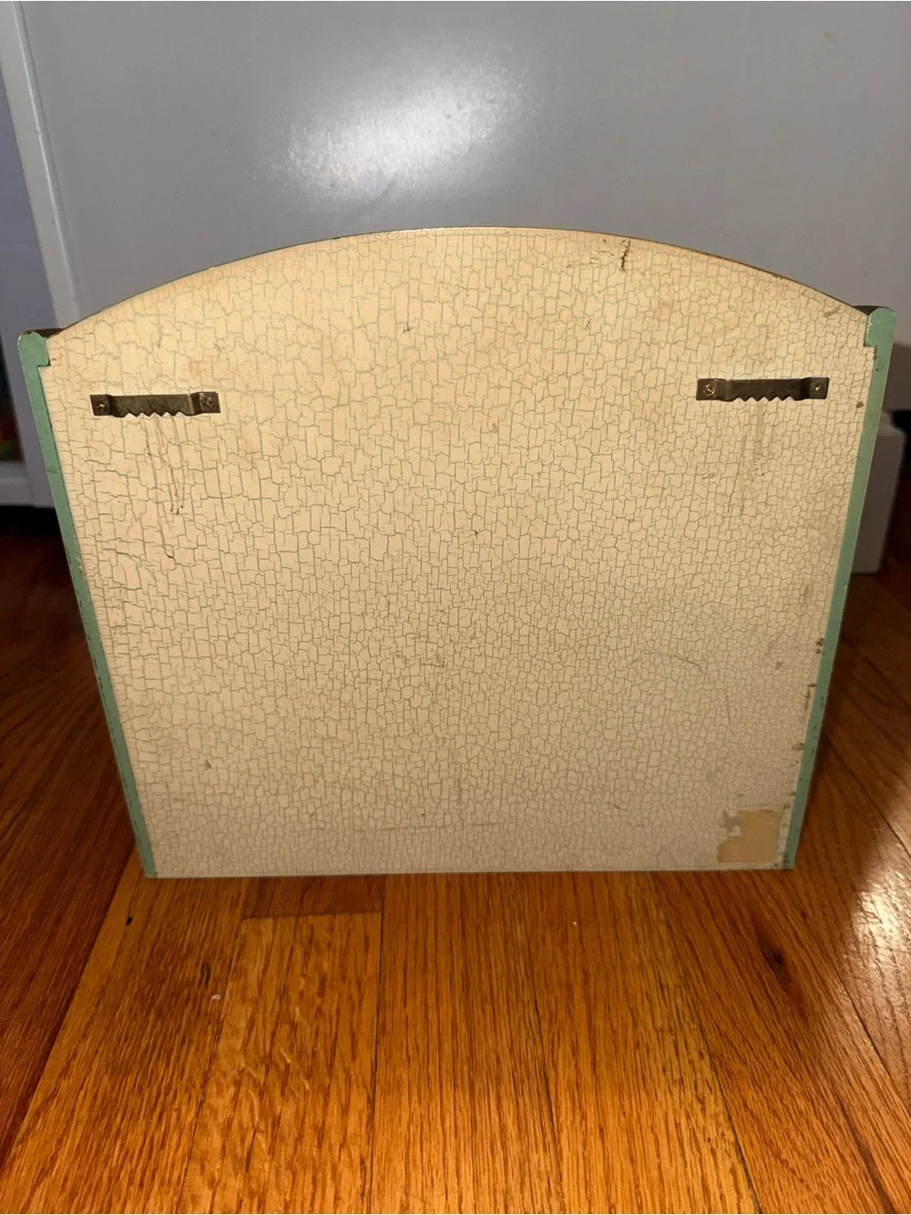Vintage Floral Wooden Mail & Desk Organizer in Cream